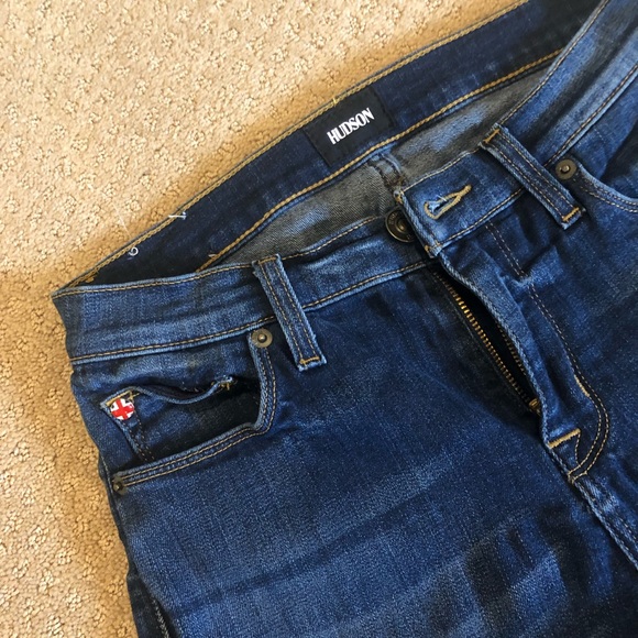 Hudson Midrise Natalie Super Skinny Crop Jeans 26 - Picture 5 of 6